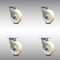 Service Caster 6 Inch Stainless Steel Nylon Wheel Swivel Caster Set with Roller Bearings SCC SCC-SS30S620-NYR-4 - alternate 1